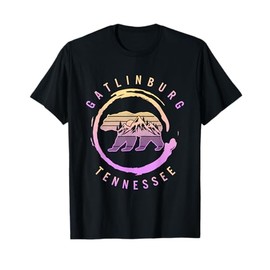 Gatlinburg Tennessee Great Smoky Mountains Bear Souvenir T-Shirt