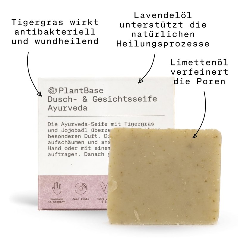 Shower & Face Soap - 100% Vegan & Plastic-Free Made