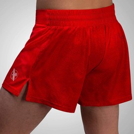 Hayabusa Arrow Kickboxing Shorts - Red, 38