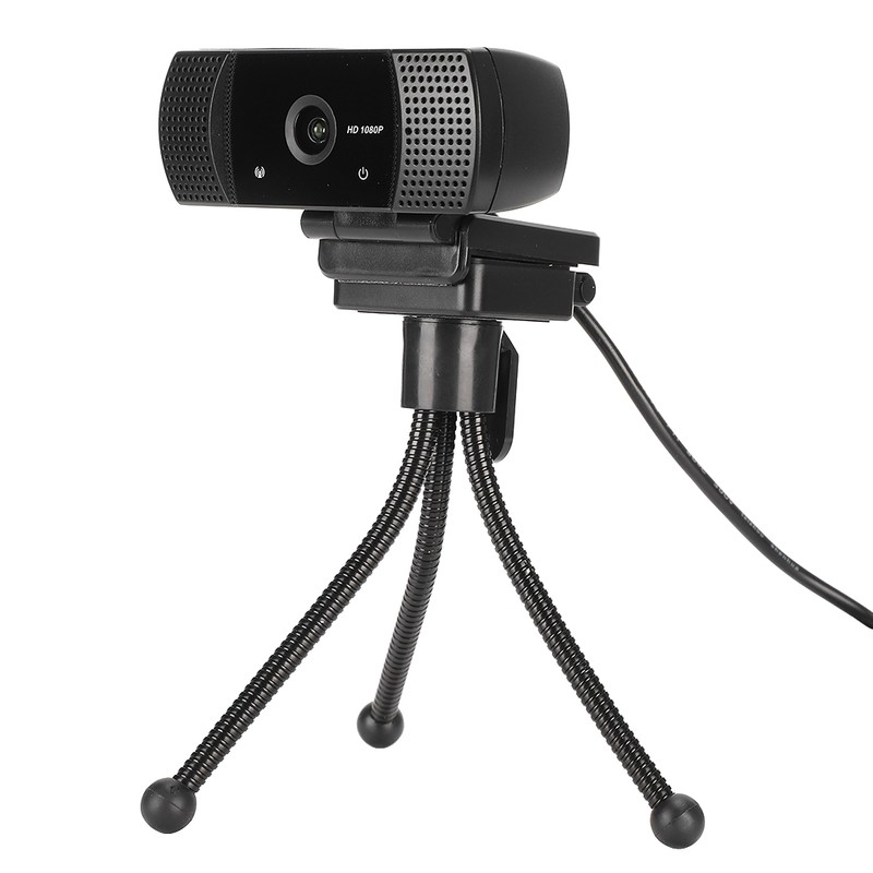 Webcam USB Computer HD BuiltIn Mike Desktop Video Call Conference