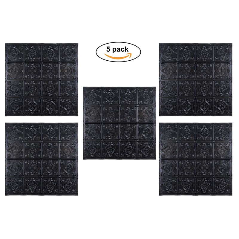 Holydecot Tin Wall Tiles 24x24 Nail-Up, Stair Risers, Metal Ceiling