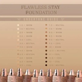 Beauty Creations - Base Líquida, Flawless Stay Foundation Fs10.5
