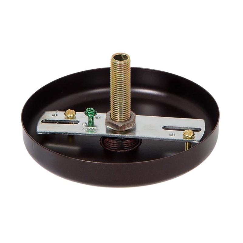 B&P Lamp® Rounded Canopy Kit (Antique Bronze)