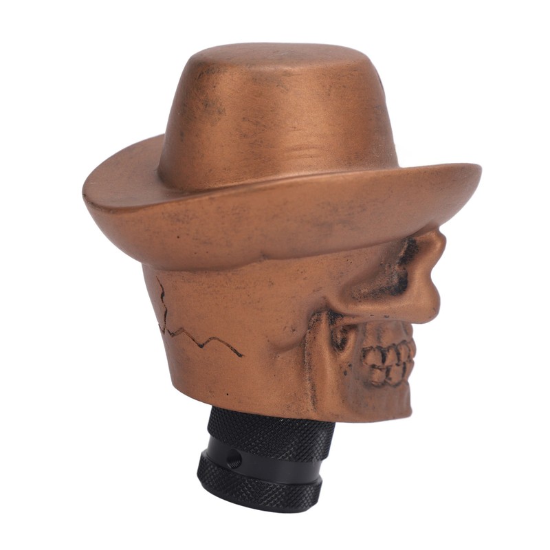 Skull Head Gear Shift Knob with 3 Adapters Cool Looking