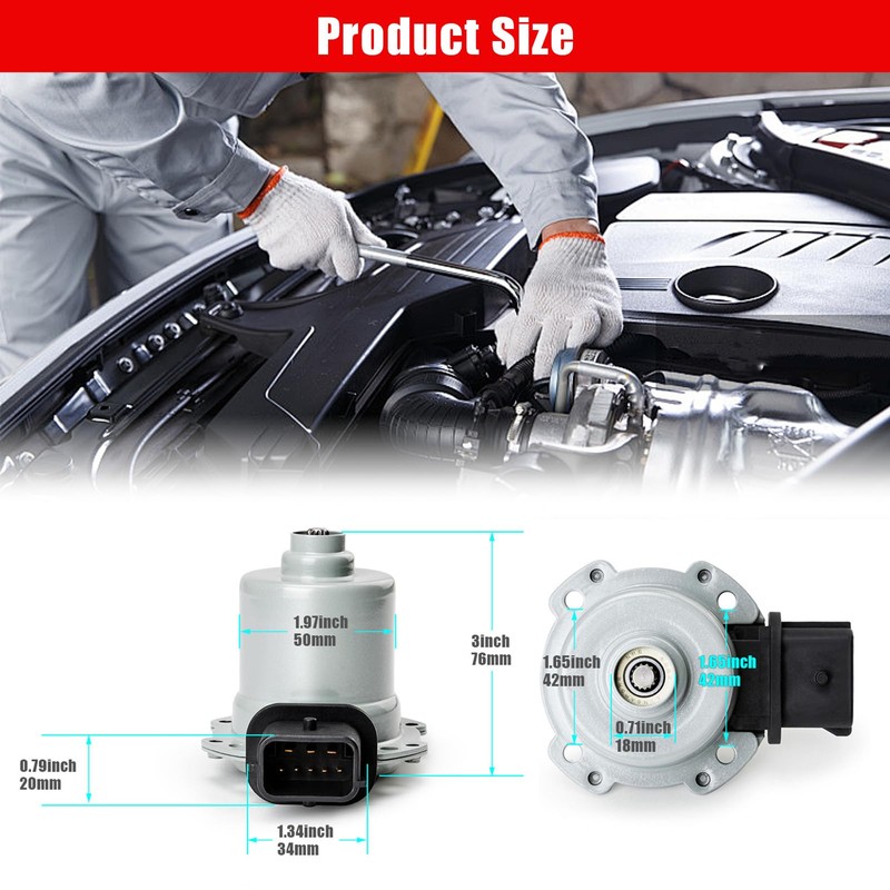 FANHAY 2PCS AE8Z-7C604-A Automatic Transmission Clutch Actuator A/B for 2012-2018