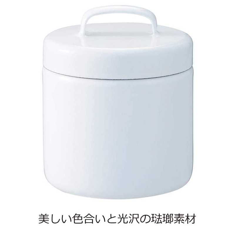 Nichinichi Tools Noda Horo Storage Container, Round Canister, with Inner