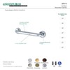 Kingston Brass DR914321 Designer Trimscape Camelon 32-Inch Grab Bar, Polished