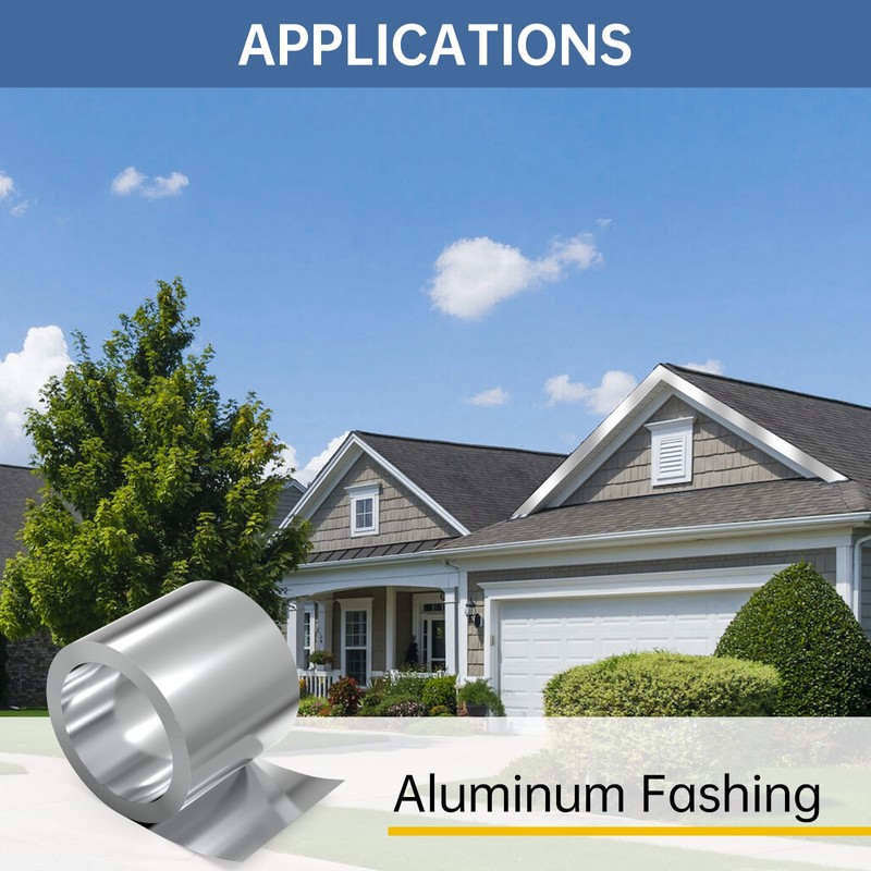 4 in x 50 ft Aluminum Flashing Roll - Roofing
