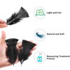 Soarer Black Turkey Feathers - 300pcs 3-5inch Feathers for Kindergarten