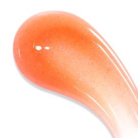 Too Faced Kissing Jelly Lip Oil Gloss | Sunflower & Jojoba Oils, Peach Rings, 0.15 Fl Oz