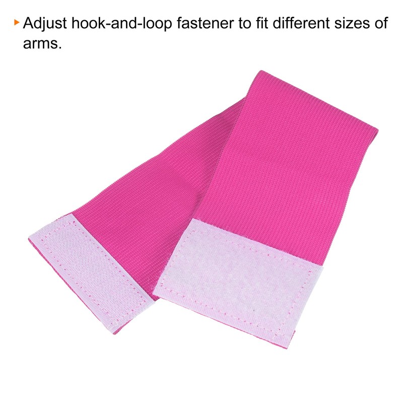 PATIKIL 11.8x2.8 Soccer Captain Armband, 4Pcs Nylon Elastic Protective Arm