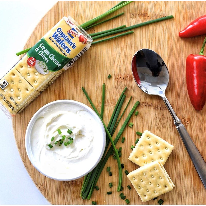 Lance Captain's Wafers, Cream Cheese and Chives (40 pk.)