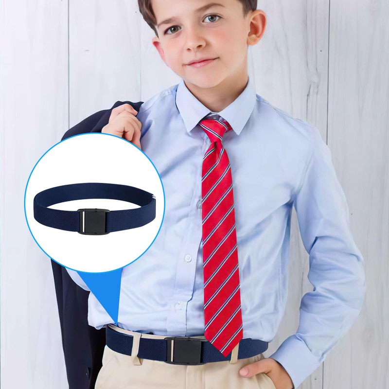 Thoquene Pack of 3 Children's Boys, Adjustable Children's Belt Boys,