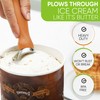 Spring Chef Ice Cream Scoop with Soft Grip Handle, Professional