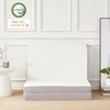 Lazyzizi Folding Mattress, 4 Inch Memory Foam Tri-fold with Breathable