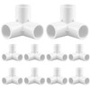 QWORK® 10PCS 3 Way Pipe Fittings, 20mm / 1/2" Inner