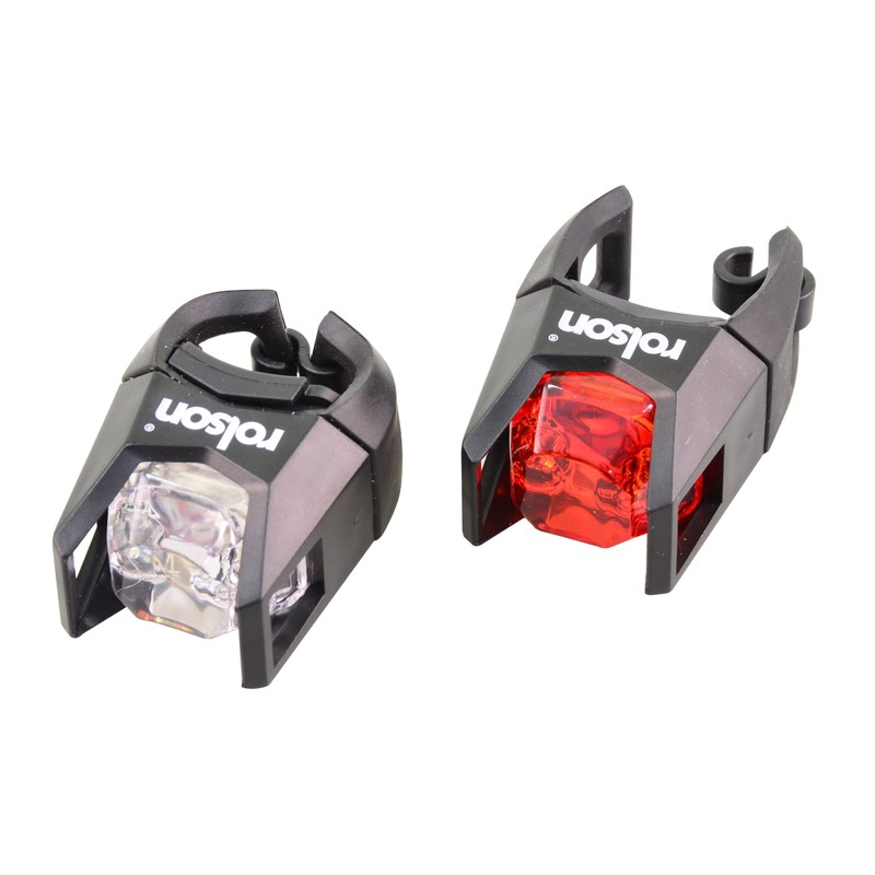 Rolson 61622 2 pc LED Bike Light Set