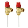 2 x Temperature and Pressure Relief Valve 1/2″ 7 Bar