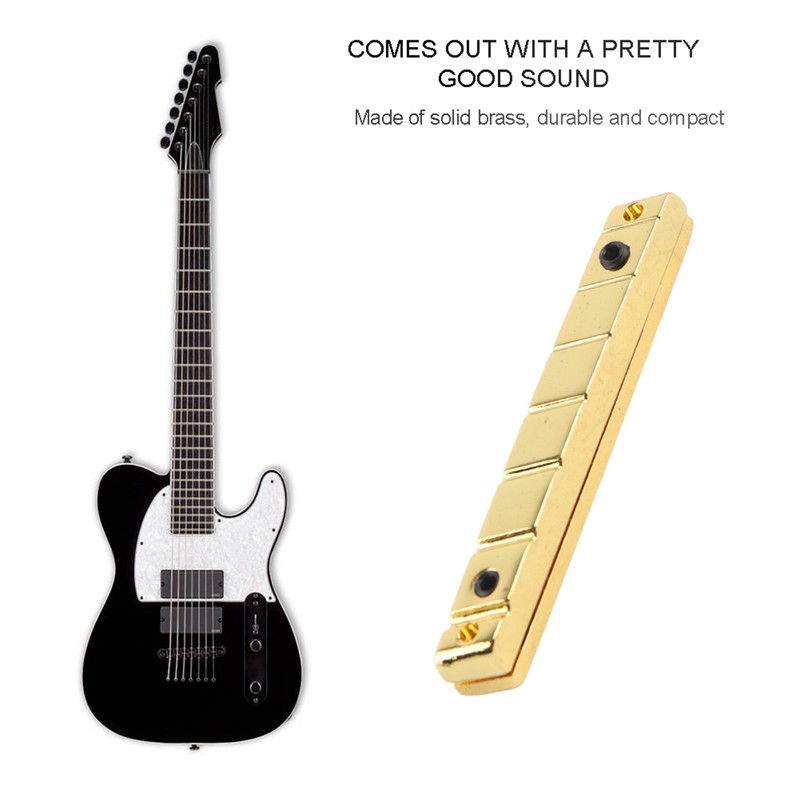 7 String Multiscale Guitar Bridge Nut Electric Guitars Replacement Accessory