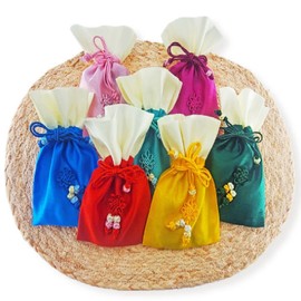I agree to third-party provision of Korean souvenirs for foreigner gifts, K-goods, 7-piece set of traditional lucky bags, traditional small bags, and mini lucky bags. / 외국인선물 K굿즈 전통복주머니 7종세트 전통 소품 주머니 미니 복주머니 한국 기념품 배송을 위한 제3자 제공에 동의합니다