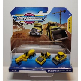 Micro Machines 2021 Hasbro Micro Machines, Series 6 Starter Pack, "#22 MICRO CONSTRUCTION"