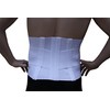 Alpha Medical 10" Vented Lumbosacral Support Elastic Back Brace for