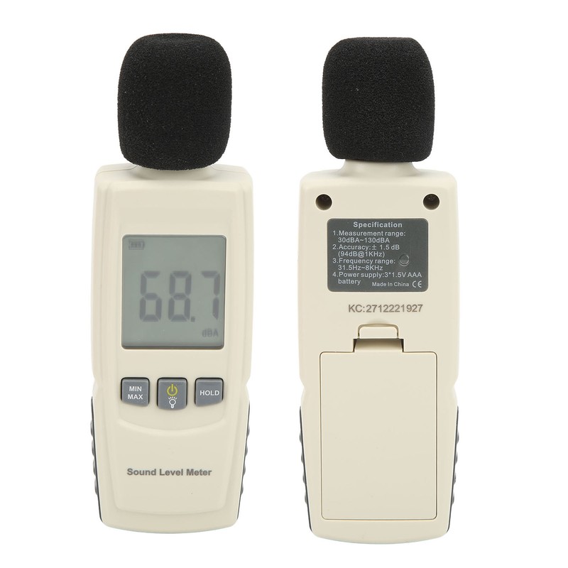 Decibel Meter Upgraded High Accuracy ABS Sound Level Meter Noise