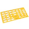 CYSFETENA High Quality Measuring Tool Measuring Stencils, Multifunctional Drawing Stencils,