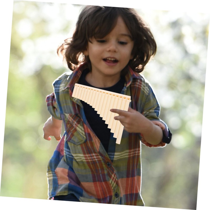 Kisangel 18-Pipe C Key Pan Flute for Beginners Professional Musical