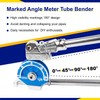 Wostore 1/2" Heavy Duty Tubing Bender Tube Bender Roller 180°
