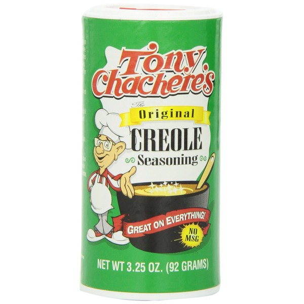 Tony Chachere's Seasoning Creole, 3.25-Ounce (Pack of 12)