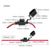 Chanzon 5pcs 14awg ATM Inline Fuse Holder for 30A Fuse