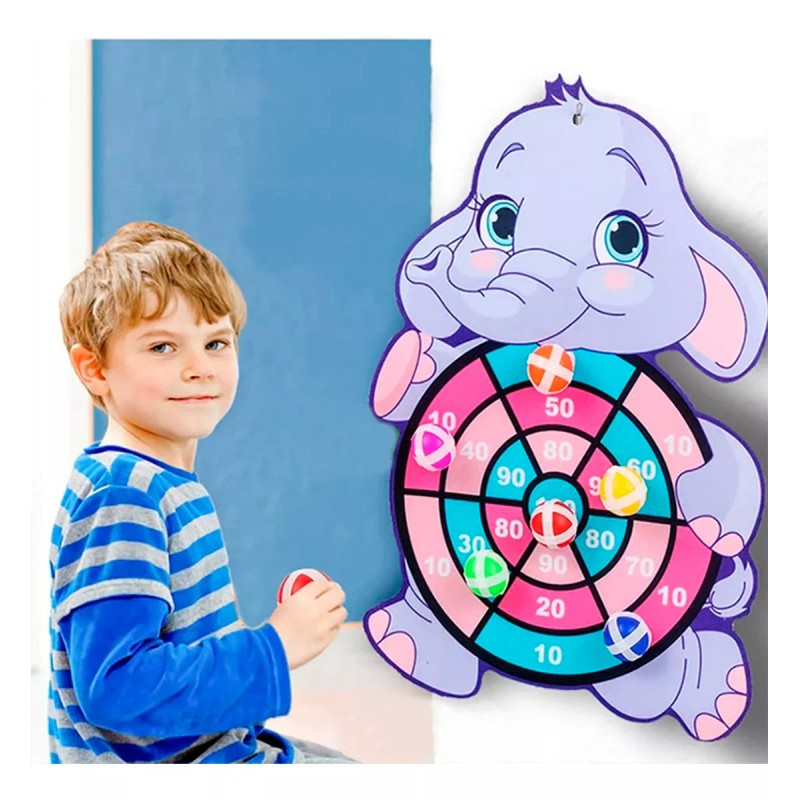 Maíz Juego Tablero Tiro Al Blanco Diana Niños Infantil Elefante