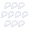 10pk White Nylon Rope Splice Thimble 10mm Rope Spliced Boat