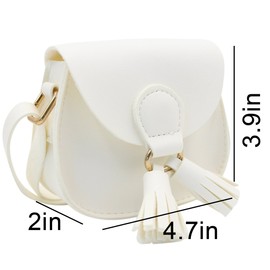 ANKOMINA Little Girls Purse Cute Leather Crossbody Bag Mini Shoulder Bag for Kids,Toddler