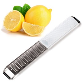 BAESTO Parmesan Grater Kitchen Grater Stainless Steel 2-in-1 Fine & Coarse Cheese Grater Sharp Vegetable Grater Zester Rustproof Nutmeg Grater Grater