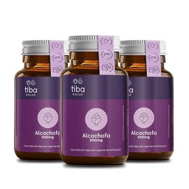 Alcachofa 500 mg Apoyo Digestivo TRIO TIBA SALUD