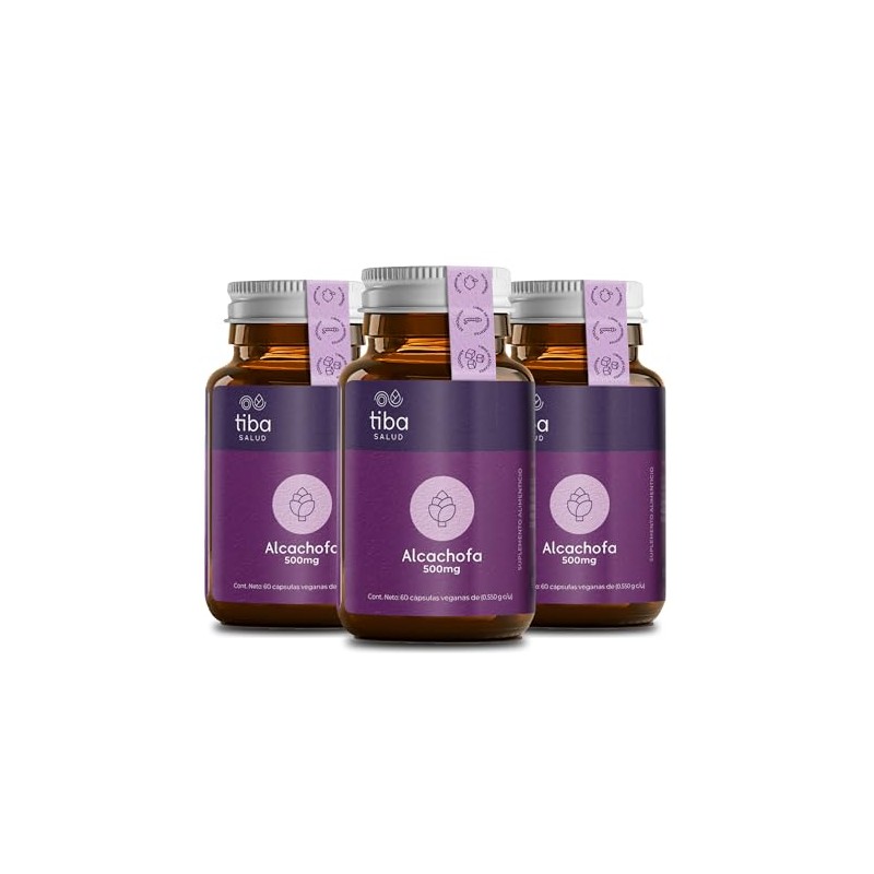 Alcachofa 500 mg Apoyo Digestivo TRIO TIBA SALUD