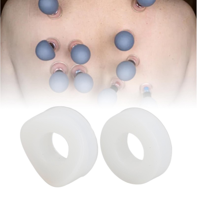 Finger Cupping Flat Ring Relaxing Muscle Improve Blood Circulation Silicone