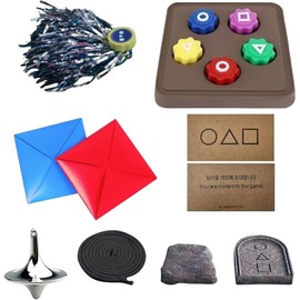 Joschapeau Gonggi Juegos, Juegos Coreanos Gonggi, Juego Tradicionales Coreanos, Korean Traditional Play Game Set,Juego del Calamar, Gongji Game Set