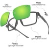 Fishing Polarized Sunglasses for Men Driving Running Golf Sports Glasses