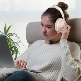 Work Headset | Wireless Work Headphones | Over Ear Plug-in Card Headwear for Game Music Studio Teens Women Youth Kids Men