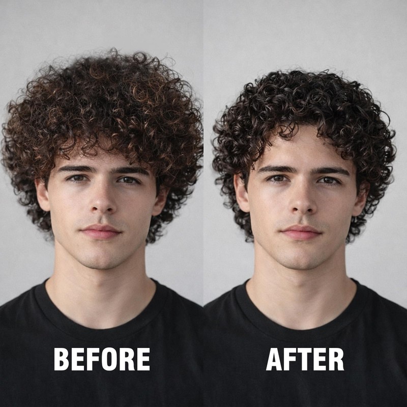 YEALIR Leave In Conditioner for Men, Frizz Control Hair Moisturizer,