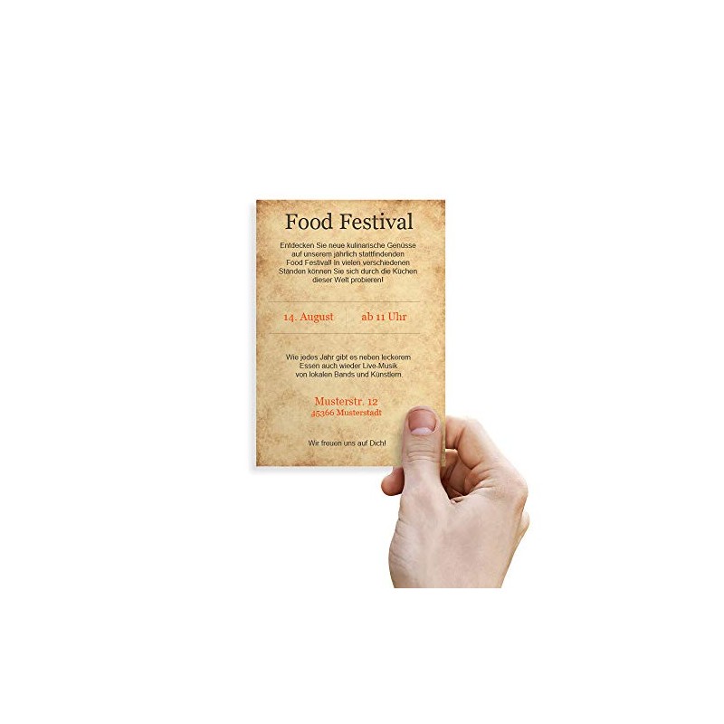 Antique & History History Letter Paper DIN A6 Format 100