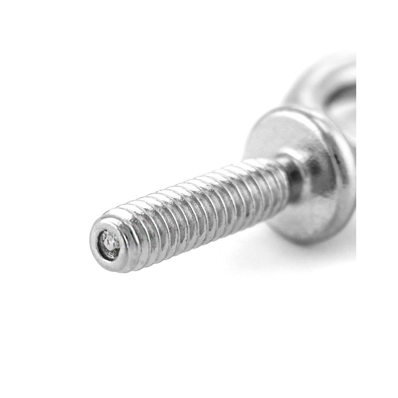 QWORK Eye Bolt, 20 Pack 1/4" - 20 x 1