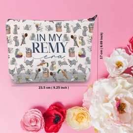 Remy Merch Zipper Pouch Remy Chef Gift Cartoon Movie Gift for Remy Fans WDW Trip Toiletry Bag (Remy Bag)