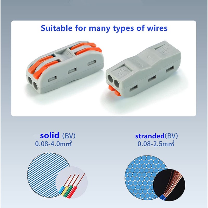 Dongge Quick Connect Terminal Conductor Compact Connectors Lever Wire Nut
