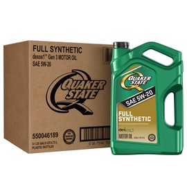 Quaker State Full Synthetic 5W-20 Motor Oil, 5 Quart (3 Pack)