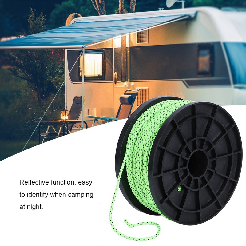 Multi Purpose Outdoor Camping Tent Canopy Reflective Rope Clothesline 2.5mm
