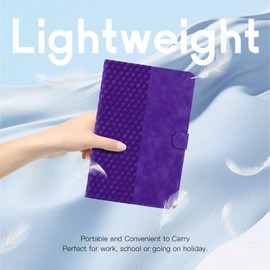 CASAFUNY Case for Honor Pad 10 12.1 Inch 2025 PU Leather Tablet Protective Case Honor Pad 10 Multi-Angle Stand Cover Case for Honor Pad 10 12.1 Inch Tablet Case, Purple